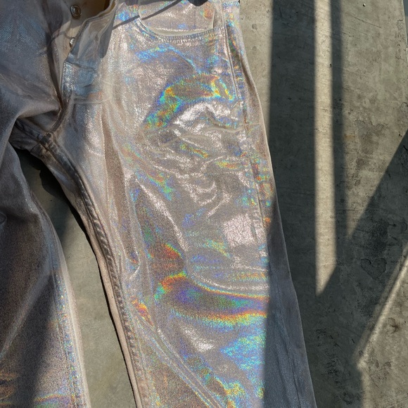 Holographic Iridescent Zara Jeans Festival 🌈 🦄 - Picture 7 of 8